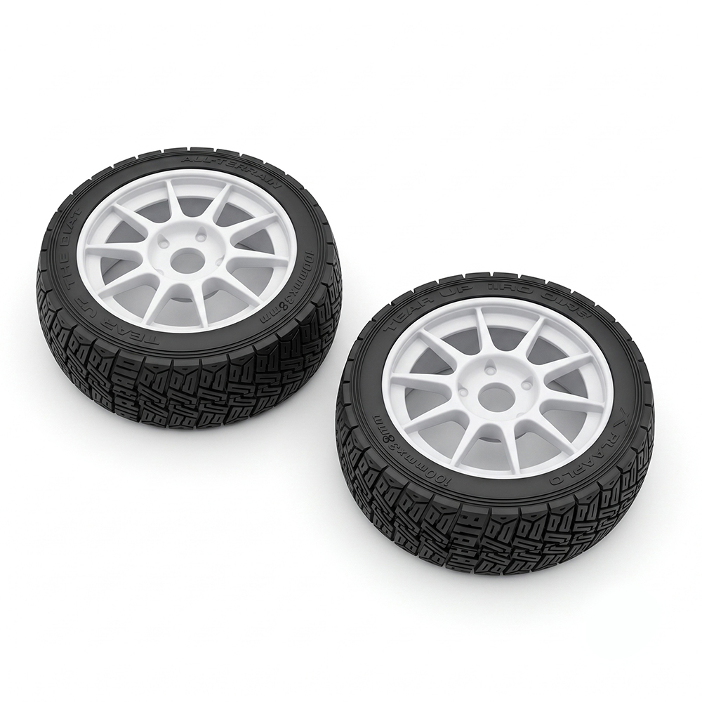 Foam Roller - RLAARLO EVO 6.5 1/7 ラリーカー純正アップグレードパーツ タイヤアセンブリ