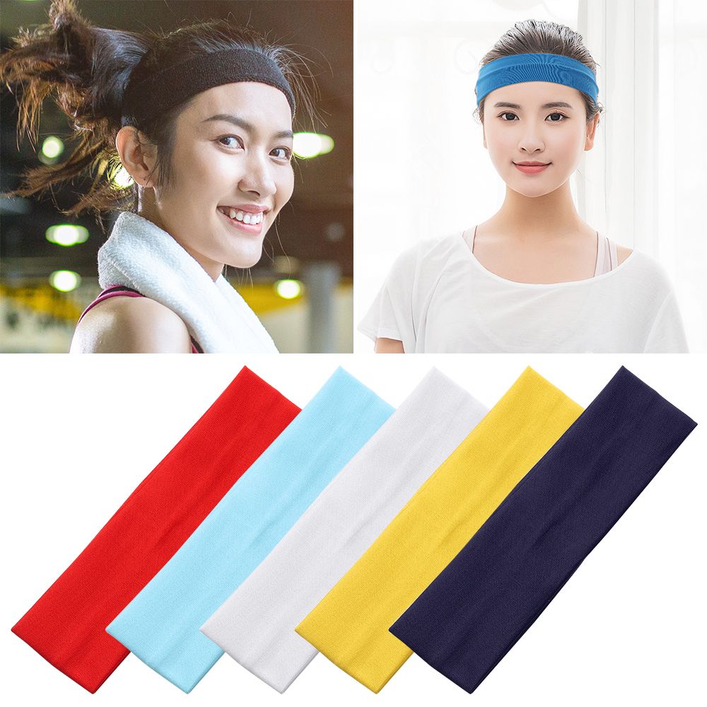 Yoga Fitness Band - 女性用の伸縮性のあるヨガヘアバンド,スポーツヘッドバンド,フィットネスリボン,ヘアアクセサリー,1個。