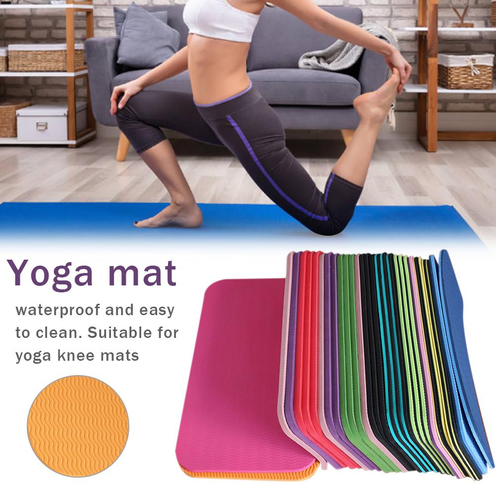 Thick Yoga Mat - ヨガマットホームフィットネスプレートサポートエクササイズマットtpe肥厚スポーツ滑り止め膝マットフィットネスシェイピングサポート