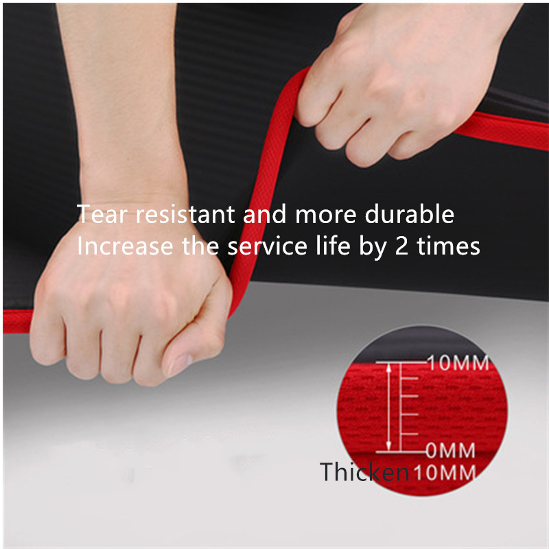 10mm厚の滑り止めヨガマット 183cm×61cm 厚手N - Thick Yoga Mat のレビューと価格