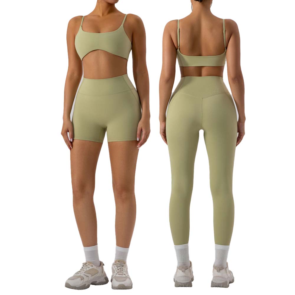 ランニング トレーニング セット 調節可能なショルダー スト - Yoga Fitness Leggings のレビューと価格