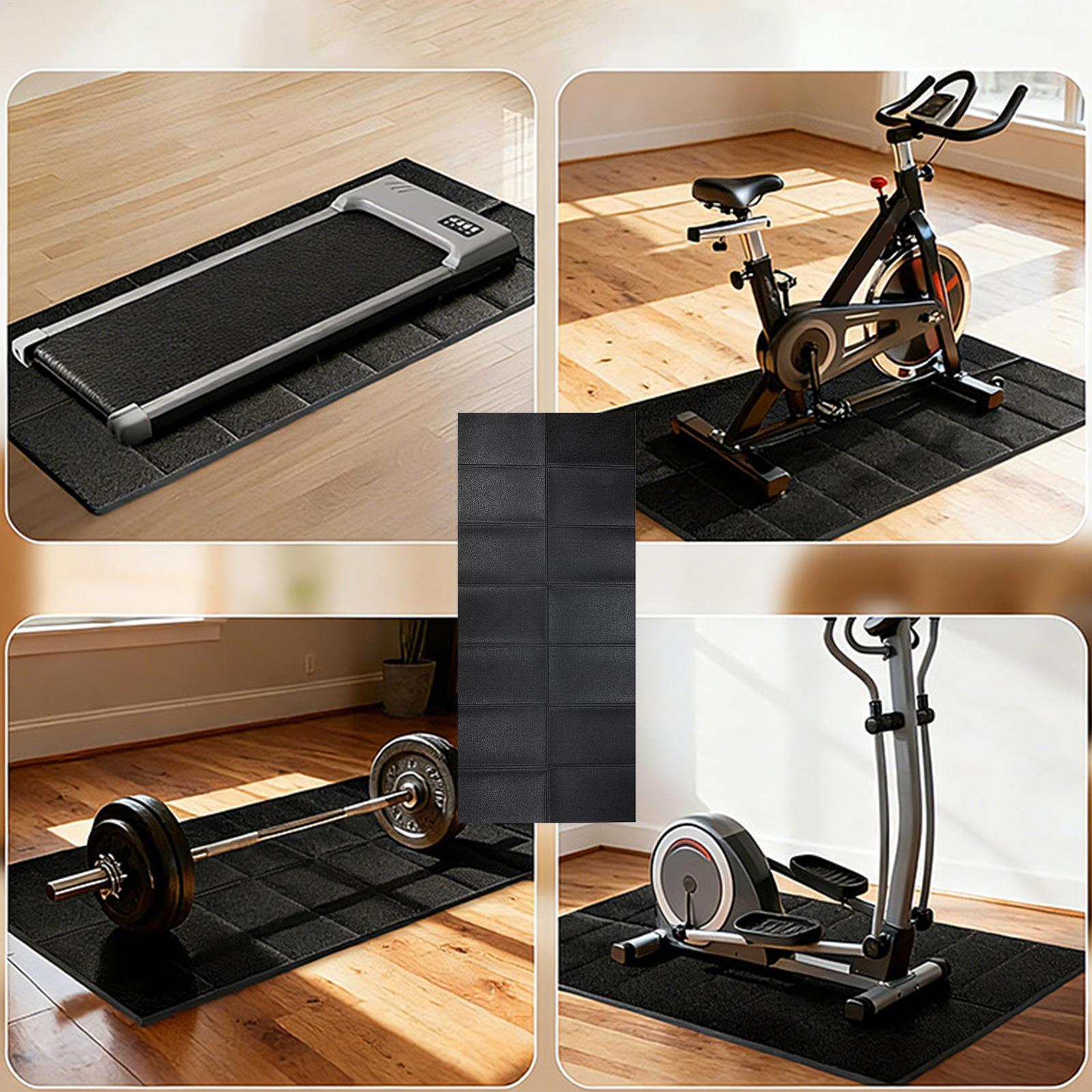 トレッドミルマット振動吸収ヘビーデューティトレッドミルフロア - Fitness Yoga のレビューと価格