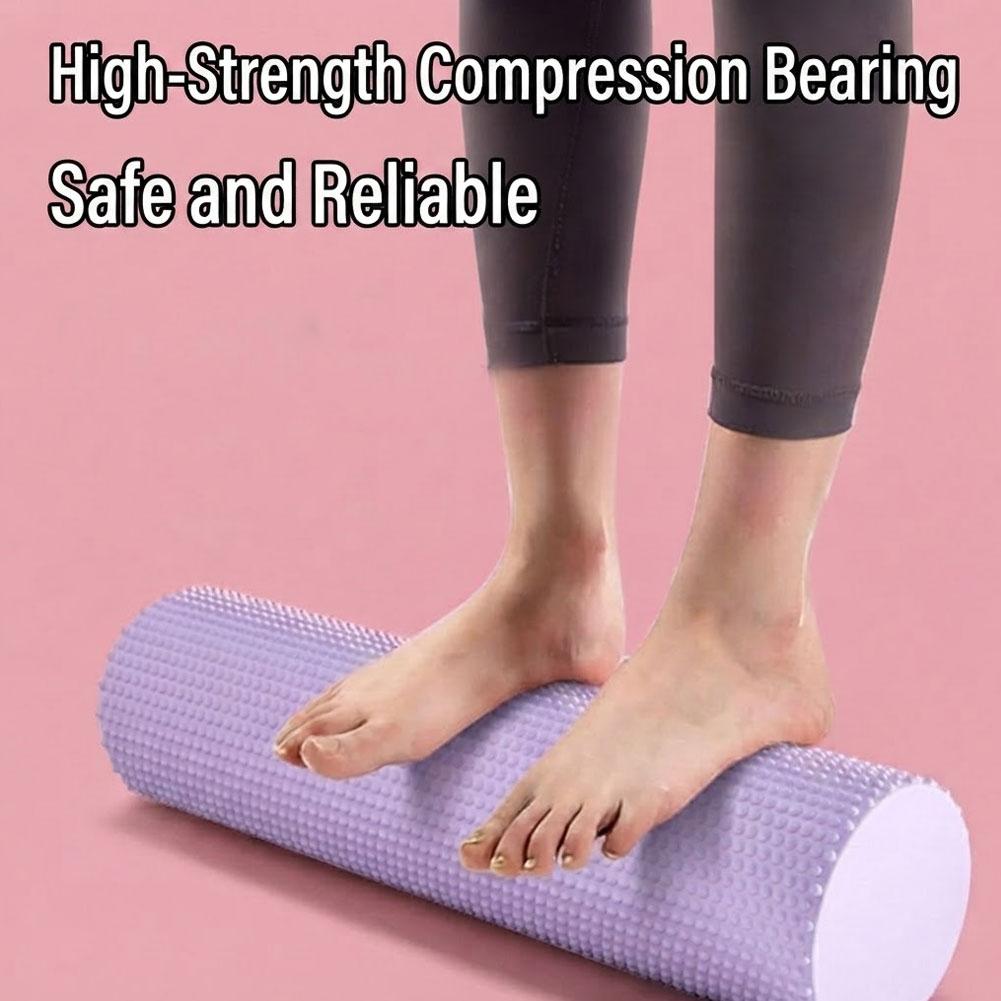 フィットネスマッサージフォームローラー迷彩ソリッドEVAヨガ - Yoga Fitness Roller のレビューと価格