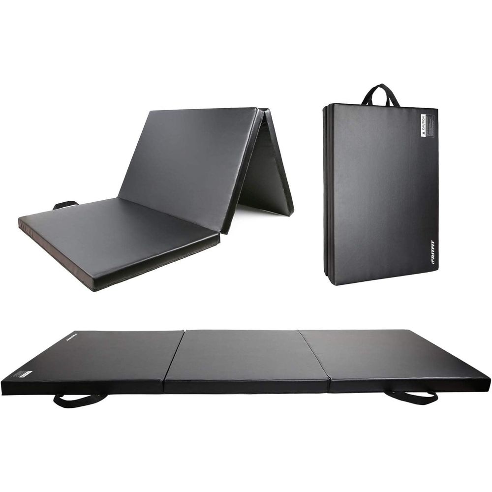 強化された厚手のジムマット、3'x6'、4'x8'、4x10 - Thick Yoga Mat のレビューと価格