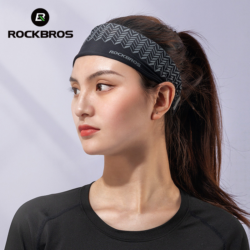 Rockbros スポーツヘッドバンド男性女性ランニング汗止 - Yoga Fitness Band のレビューと価格