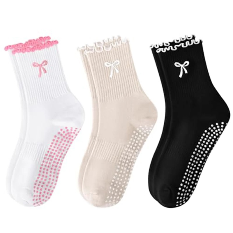 プロフェッショナルヨガソックス、コットンストラップシリコン滑 - Fitness Yoga & Kickfit のレビューと価格