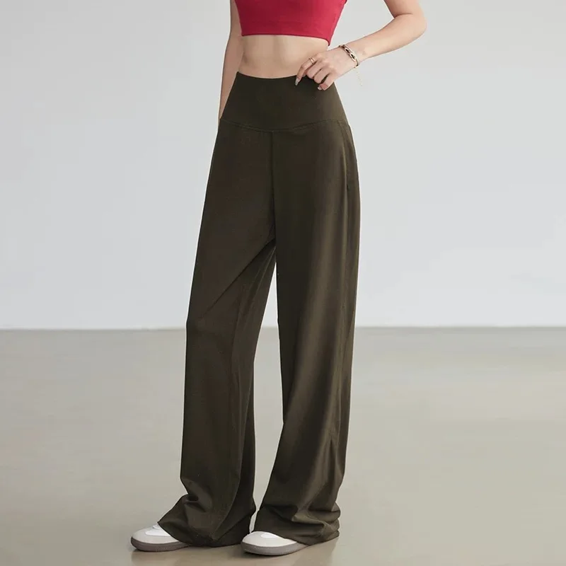 フィットネス レディース ルーズストレート スポーツパンツ  - Yoga Fitness Leggings のレビューと価格