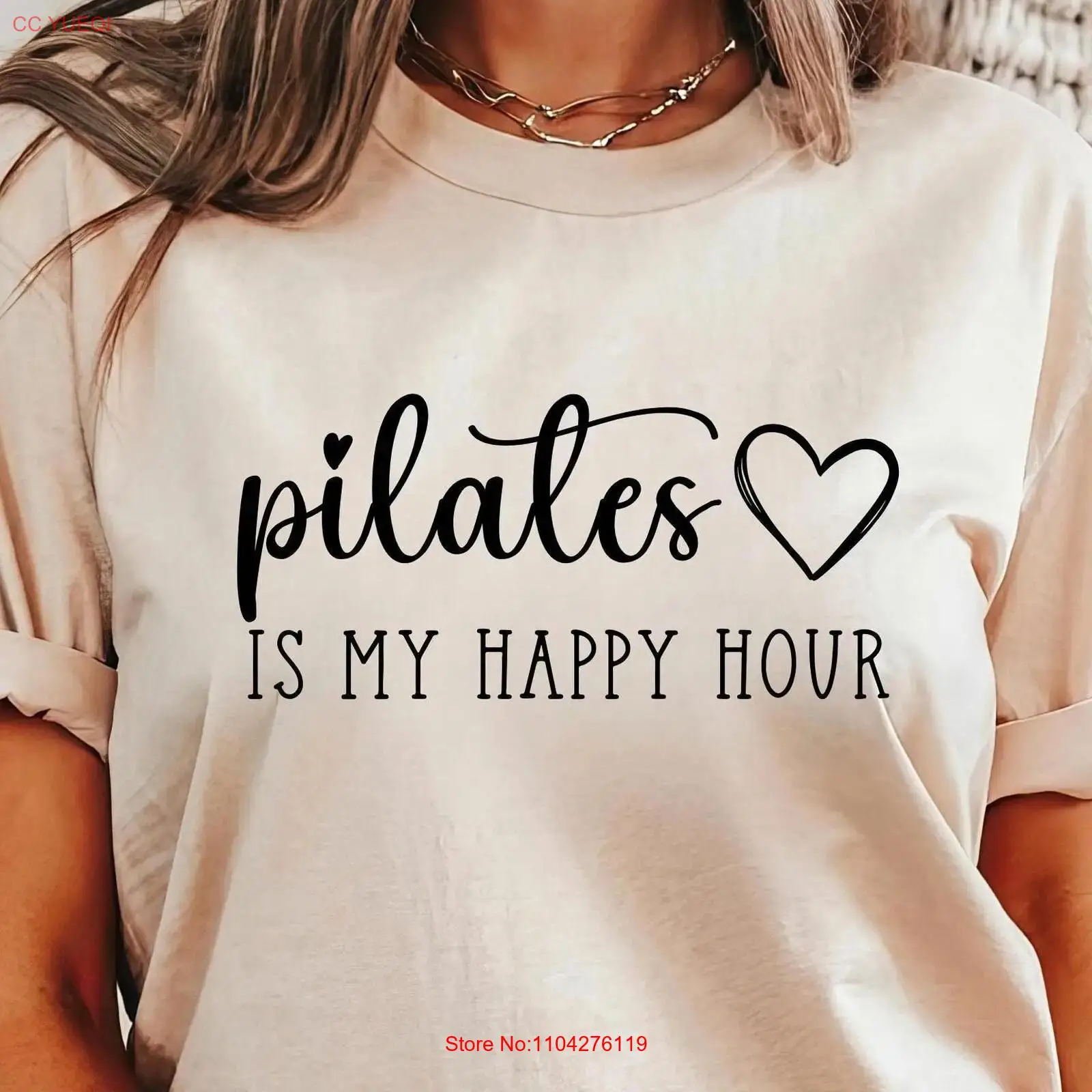 ピラティスは私のハッピーアワーです Tシャツ フィットネス愛 - Yoga And Fitness Instructor のレビューと価格
