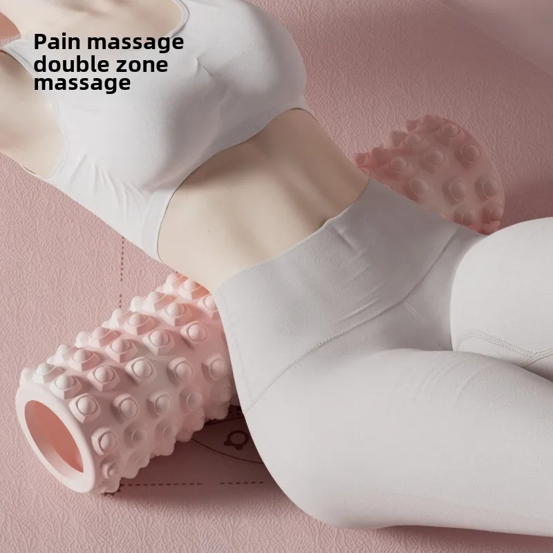 新しいフォームローラーヨガコラム深部組織マッサージローラー筋 - Yoga Fitness Roller のレビューと価格