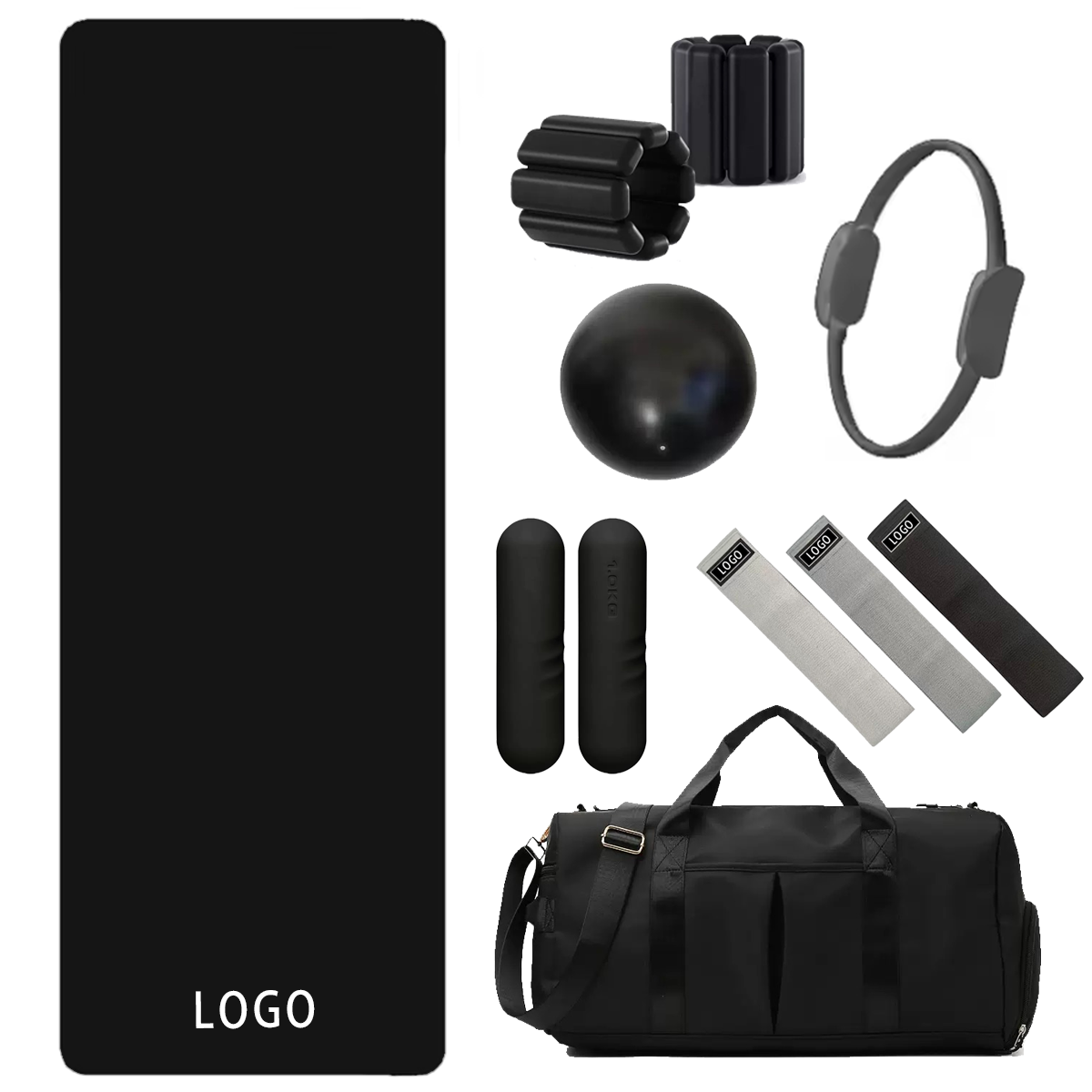 カスタムロゴ入りジムヨガボール＆サークルピラティスリングフィ - Yoga Fitness Band のレビューと価格