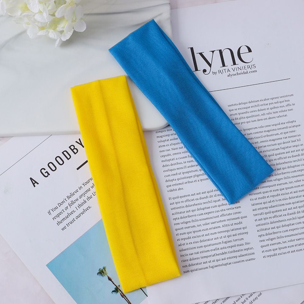 女性用の伸縮性のあるヨガヘアバンド,スポーツヘッドバンド,フ - Yoga Fitness Band のレビューと価格