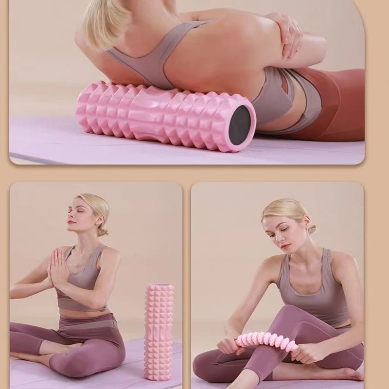 中空フォームローラー 45 センチメートルヨガブロックマッサ - Yoga Fitness Roller のレビューと価格