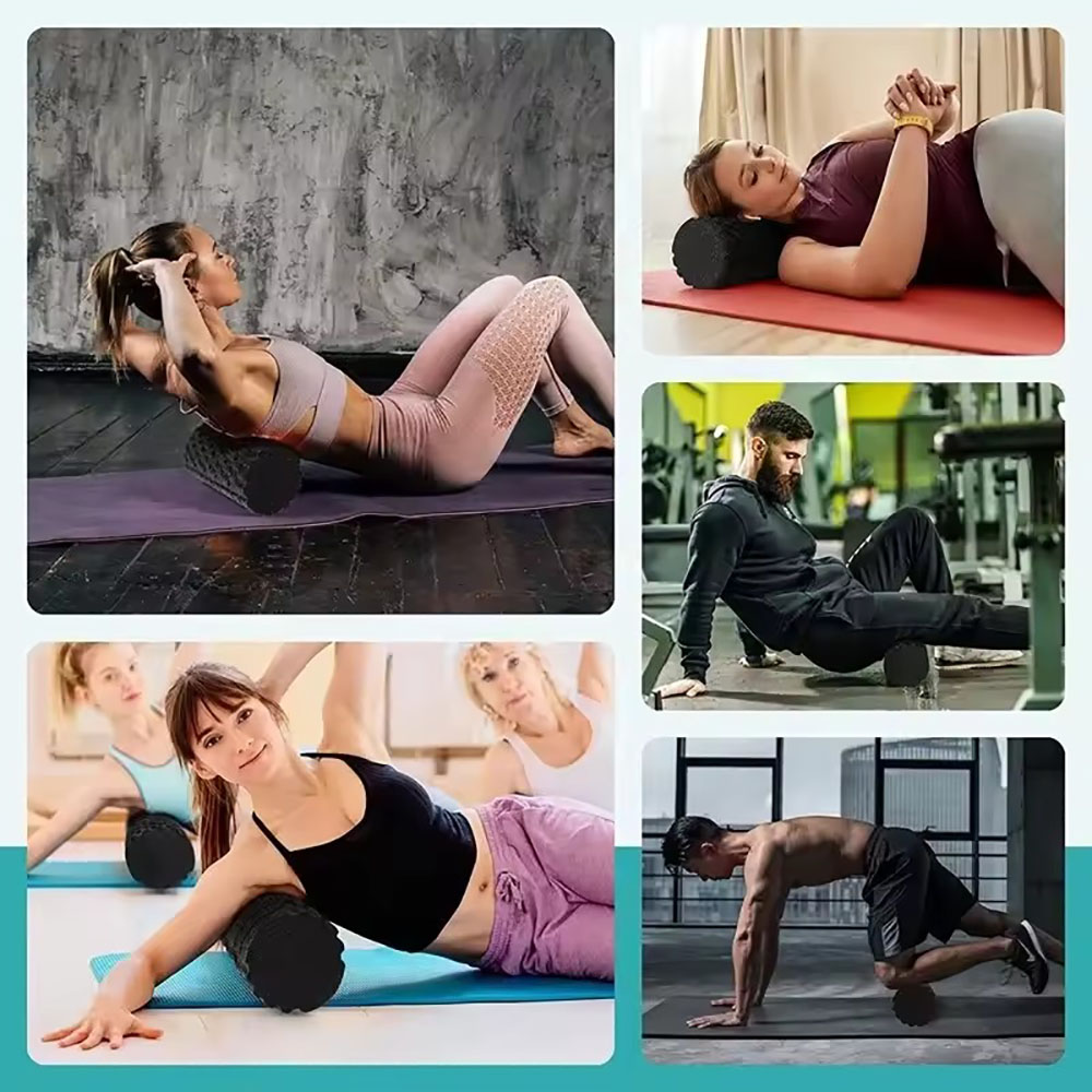 33cmフォームローラー、筋肉マッサージ用、高密度フィットネ - Yoga Fitness Roller のレビューと価格