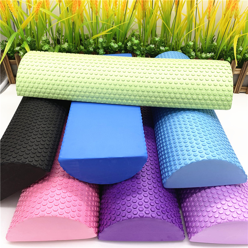 30/45 センチメートル半円形 EVA マッサージフォーム - Yoga Fitness Roller のレビューと価格