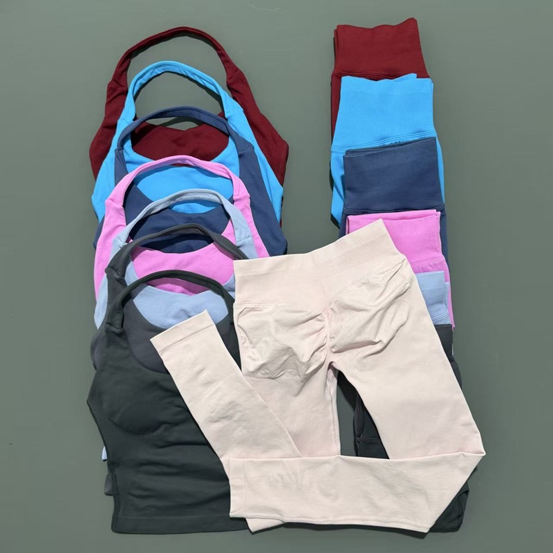 HISTELLO 2 ピースヨガセット女性シームレスパッド入 - Yoga Fitness Kleidung のレビューと価格