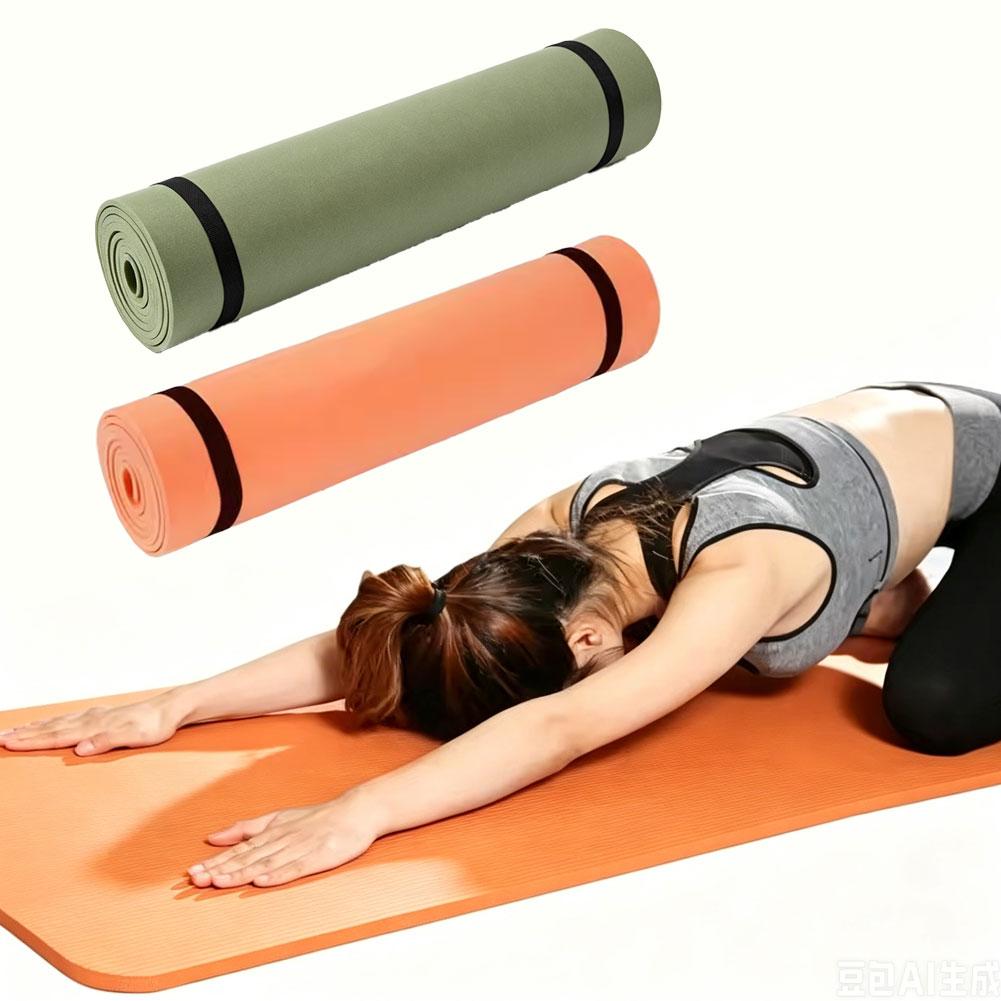 厚いヨガマット滑り止めスポーツフィットネスマットEVAコンフ - Thick Yoga Mat のレビューと価格