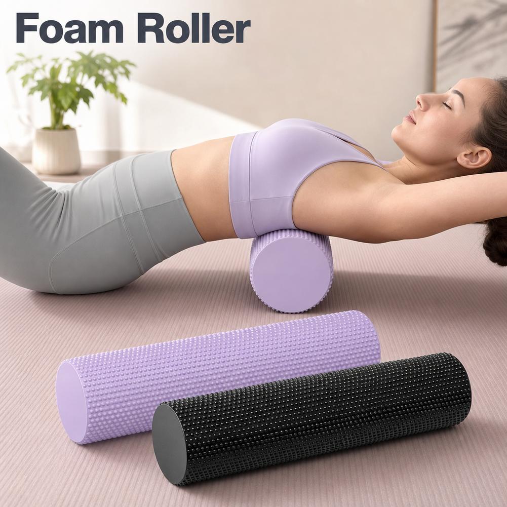 EVAヨガフォームローラー高密度ワークアウトリカバリーボディ - Yoga Fitness Roller のレビューと価格