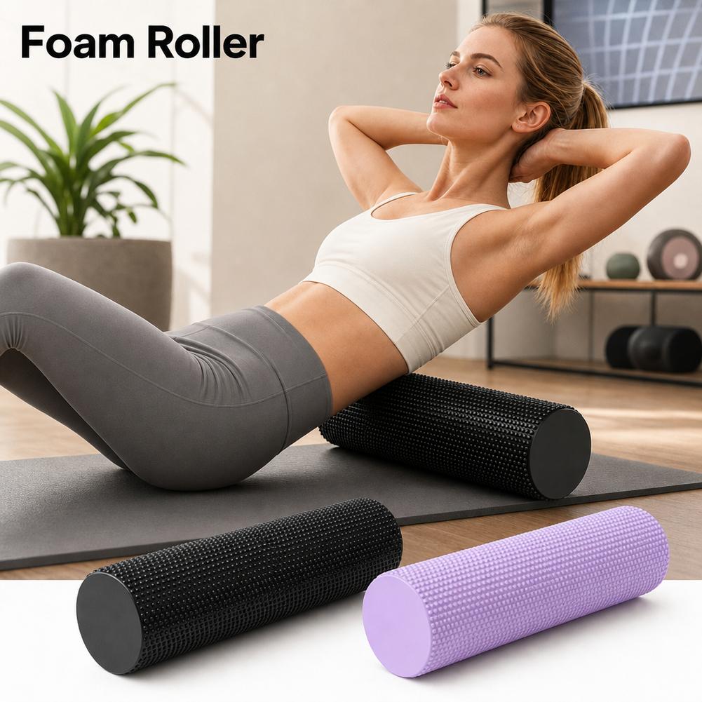 EVAヨガフォームローラー高密度ワークアウトリカバリーボディ - Yoga Fitness Roller のレビューと価格