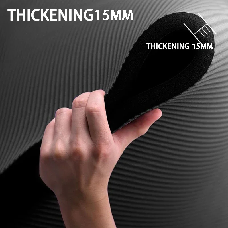 男性と女性のための滑り止めヨガマット,極厚,15mm,柔らか - Thick Yoga Mat のレビューと価格