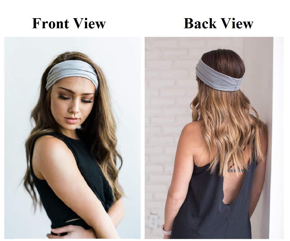 スポーツヘッドバンド男性女性ジムヨガ汗ヘアバンドソフト弾性ヘ - Yoga Fitness Band のレビューと価格