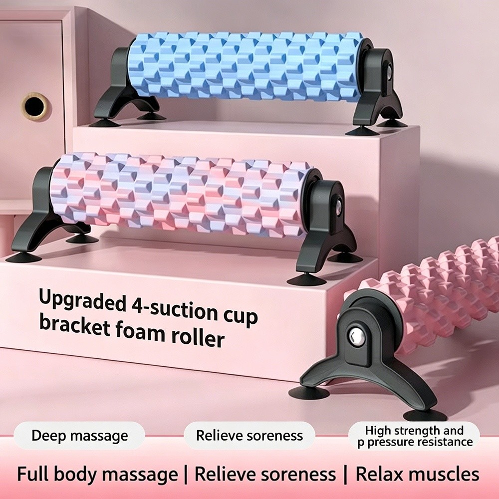 マッサージツール ソリッドフォーム フォームローラー 吸盤付 - Yoga Fitness Roller のレビューと価格